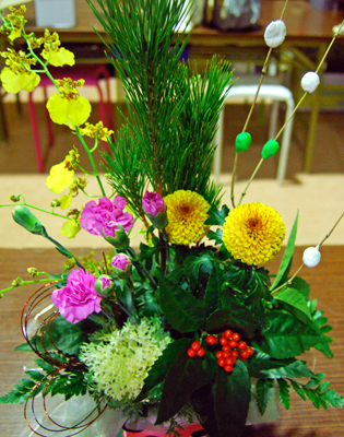 花で祝うお正月♪『フローラル・プロデュース優花』のフラワー